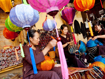 Lantern Making & Thanh Dong Organic Farm